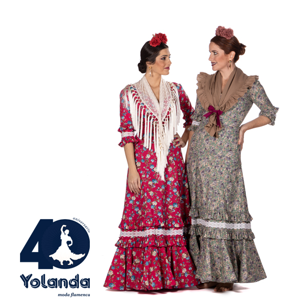 Cortés inferencia Durante ~ Bata Rociera "Sol" - 1918-316 - Yolanda Moda Flamenca