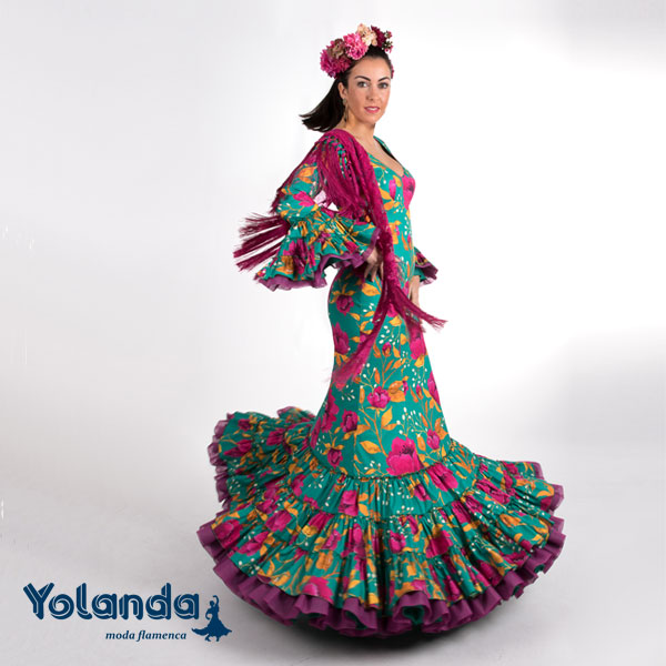 Traje Flamenca Inmaculada - Yolanda Moda Flamenca