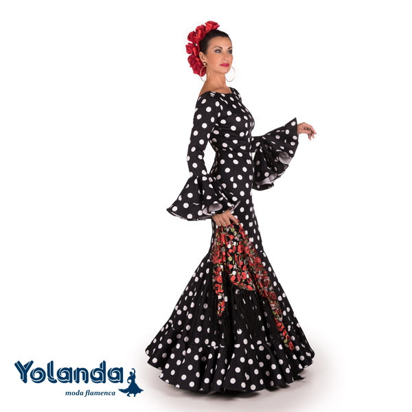 Traje Flamenca Oliva - Yolanda Moda Flamenca