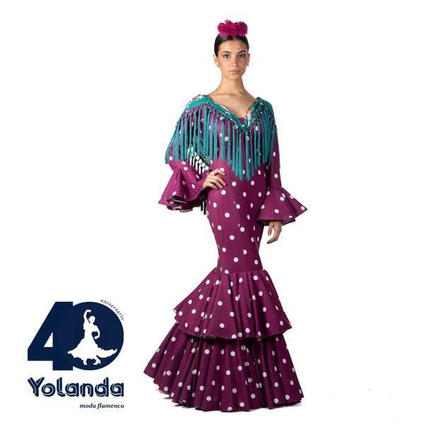 vestido flamenca adolescente 2023 Yolanda Moda Flamenca