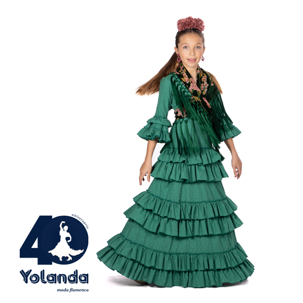 traje para feria 2023 en Castilleja de la Cuesta Yolanda Moda Flamenca